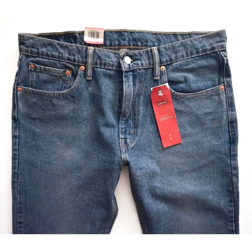 Levi's Levis Nwt 502 Regular Taper Warp Stretch Sapphire City Jeans 29 x 30